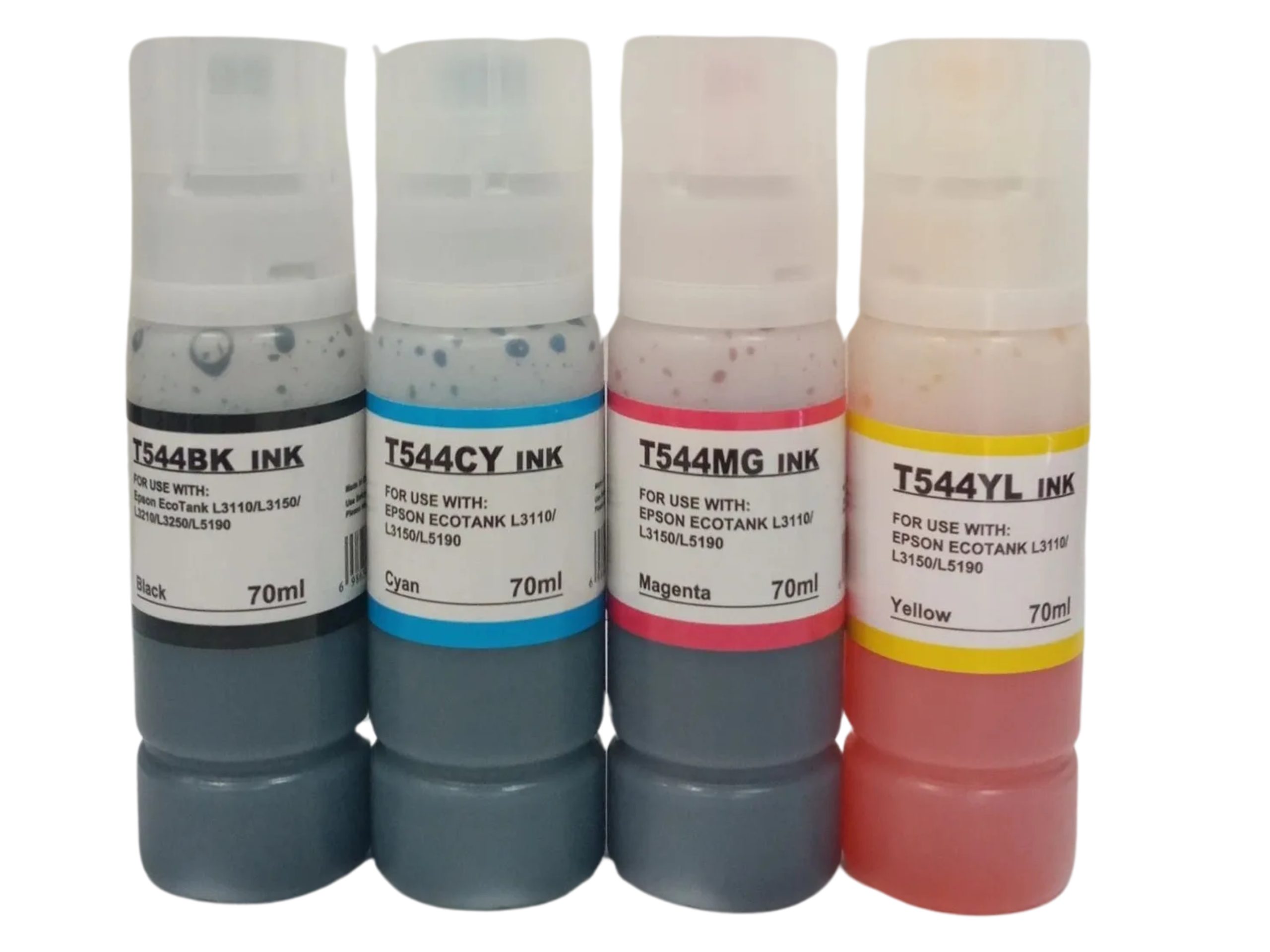 Botella de Tinta Serie T544 Negro, Cyan, Magenta y Amarillo - Imagen 2