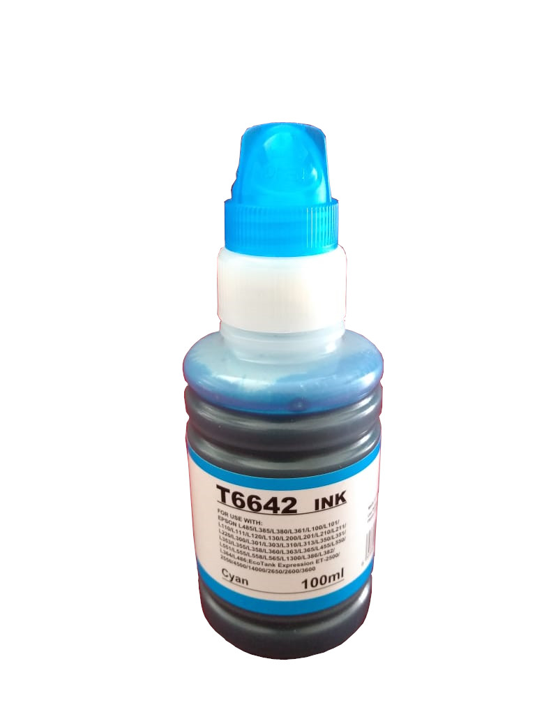 Botella de Tinta T-664 Cyan Universal - Imagen 2
